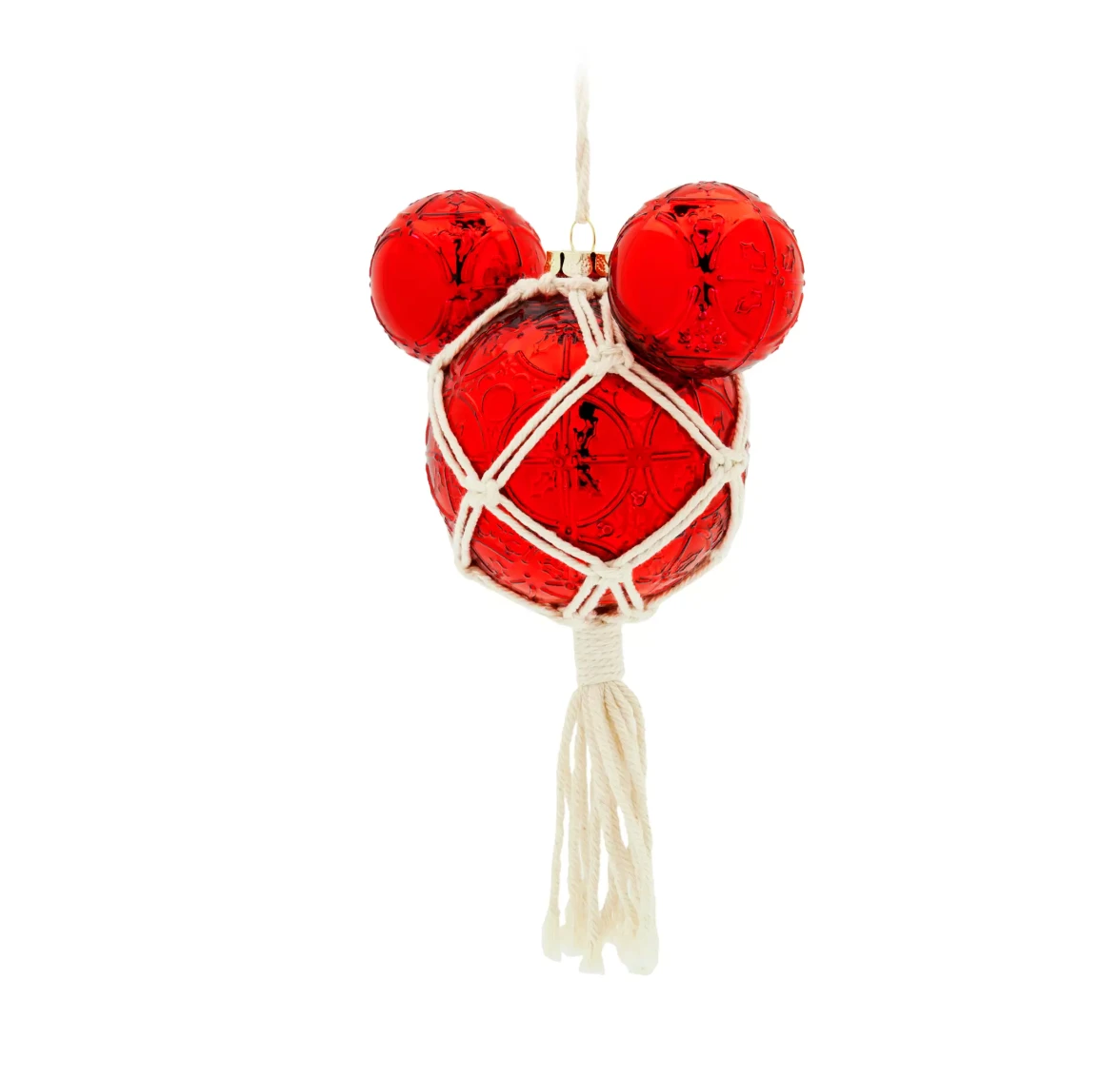 Disney Mickey Tile & Macrame Icon Glass Ball Sketchbook Christmas Ornament New 4 Disney Mickey Tile & Macrame Icon Glass Ball Sketchbook Christmas Ornament New - Image 2