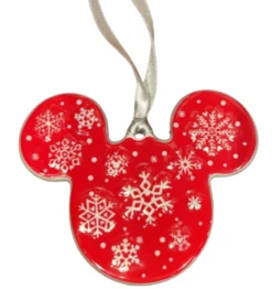 Disney Parks Holiday Snowflake Mickey Icon Disc Christmas Ornament New With Tag -Hallmark || Disney Shop 055b187b a357 5024 b02d a4ec7373e2b5