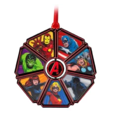 Disney Parks 60th Avengers Sketchbook Christmas Tree Ornament New With Tag