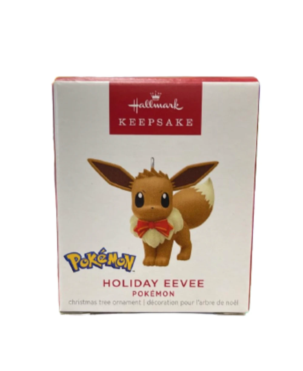 Hallmark 2023 Keepsake Mini Pokémon Holiday Eevee Christmas Ornament New W Box 5 Hallmark 2023 Keepsake Mini Pokémon Holiday Eevee Christmas Ornament New W Box - Image 3