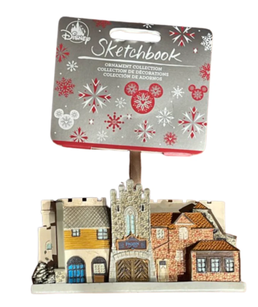 Disney Parks Epcot Norway Frozen Building Sketchbook Christmas Ornament New Tag 4 Disney Parks Epcot Norway Frozen Building Sketchbook Christmas Ornament New Tag - Image 2