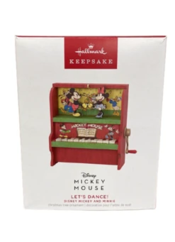 Hallmark 2023 Keepsake Disney Mickey Minnie Let's Dance! Christmas Ornament New