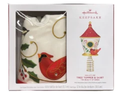 Hallmark 2023 Keepsake Mini The Beauty Of Birds Christmas Tree Topper Tree Skirt -Hallmark || Disney Shop 19e179a4 efb2 52c3 aab2 1a678b48224d
