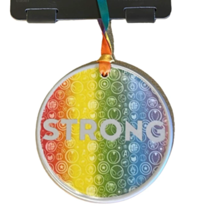 Disney Parks Marvel Pride Collection Strong Disc Christmas Ornament New With Tag 4 Disney Parks Marvel Pride Collection Strong Disc Christmas Ornament New With Tag - Image 2