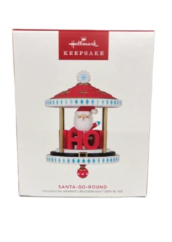 Hallmark 2023 Keepsake Santa-Go-Round Christmas Ornament New With Box