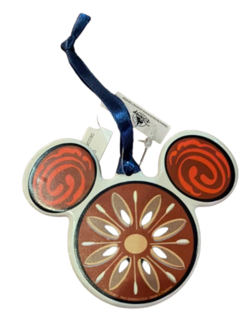 Disney Parks Epcot Norway Floral Mickey Icon Christmas Disc Ornament New W Tag 4 Disney Parks Epcot Norway Floral Mickey Icon Christmas Disc Ornament New W Tag - Image 2