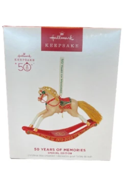 Hallmark 2023 Keepsake 50th Rocking Horse Memories Christmas Ornament New Box -Hallmark || Disney Shop 32a4739b 2c15 56ed b647 79b6337000d2