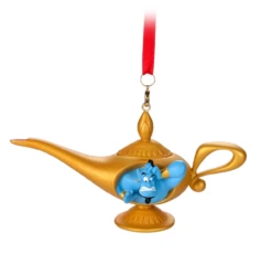 Disney Sketchbook Aladdin Genie Lamp Christmas Tree Ornament New With Tag