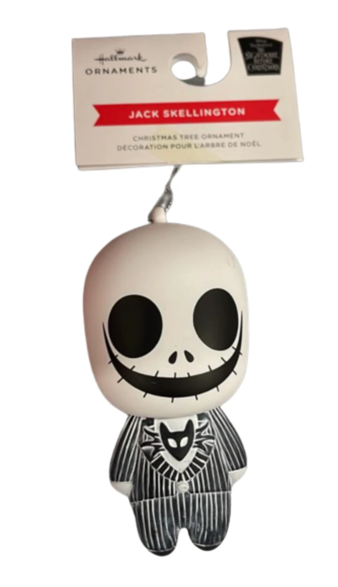 Hallmark Disney Jack Skellington Black Silicone Christmas Ornament New With Tag 3 Hallmark Disney Jack Skellington Black Silicone Christmas Ornament New With Tag