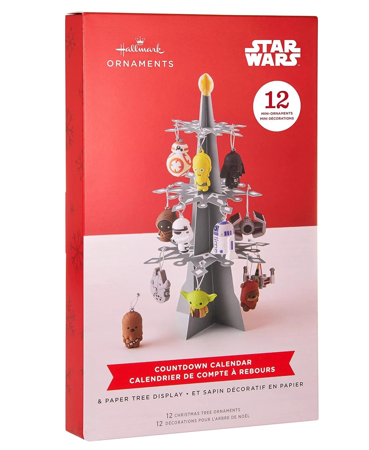 Disney Hallmark Star Wars Countdown Calendar Christmas Tree Set With 12 Mini Ornaments 4 Disney Hallmark Star Wars Countdown Calendar Christmas Tree Set With 12 Mini Ornaments - Image 2