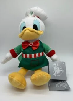 Disney Authentic Shanghai Resort Christmas Donald Chef Plush New With Tag