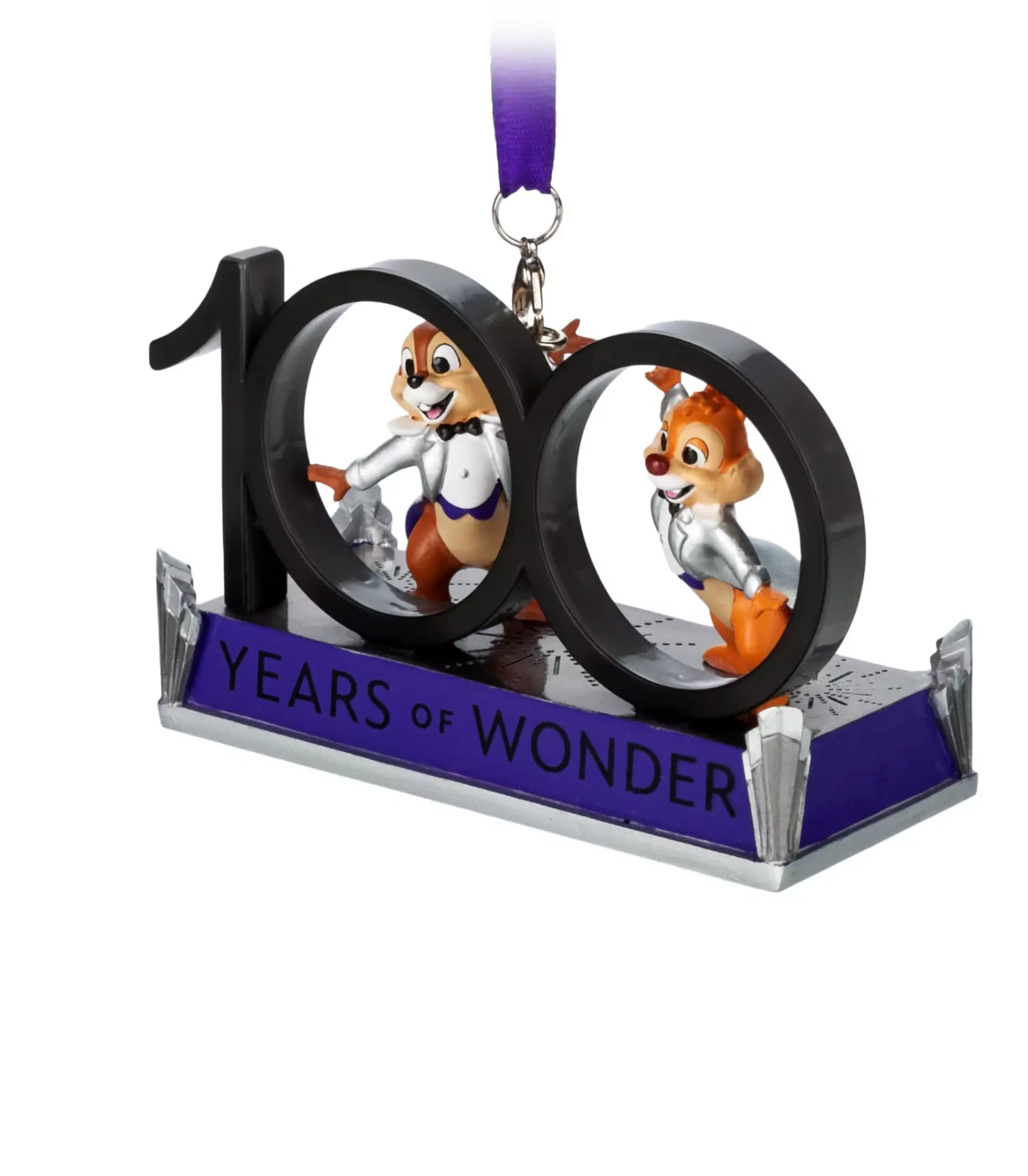 Disney 100 Years Of Wonder Chip N' Dale Christmas Tree Ornament New With Tag 4 Disney 100 Years Of Wonder Chip N' Dale Christmas Tree Ornament New With Tag - Image 2