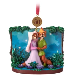 Disney 50th Robin Hood Legacy Sketchbook Christmas Tree Ornament New With Tag