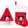 Disney My 1st Christmas Hat And Stocking Set New With Tag