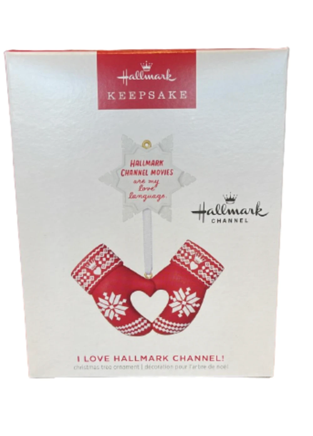 Hallmark 2023 Keepsake I Love Hallmark Channel! Christmas Ornament New With Box 4 Hallmark 2023 Keepsake I Love Hallmark Channel! Christmas Ornament New With Box - Image 2