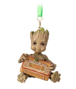 Disney Guardians Of The Galaxy Vol. 3 Baby Groot Christmas Sketchbook Ornament