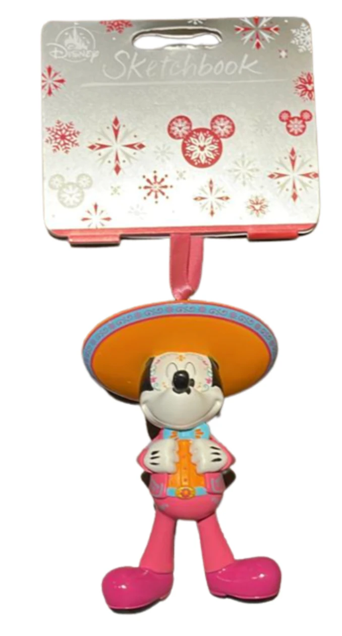 Disney Parks Epcot Mexico Mickey Mouse Sketchbook Christmas Ornament New W Tag 3 Disney Parks Epcot Mexico Mickey Mouse Sketchbook Christmas Ornament New W Tag