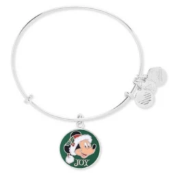 Disney Alex And Ani Silver Bracelet Christmas Mickey Mouse Joy Green New Sealed -Hallmark || Disney Shop b17a78e5 025a 5ccb ad22 863fdd249743