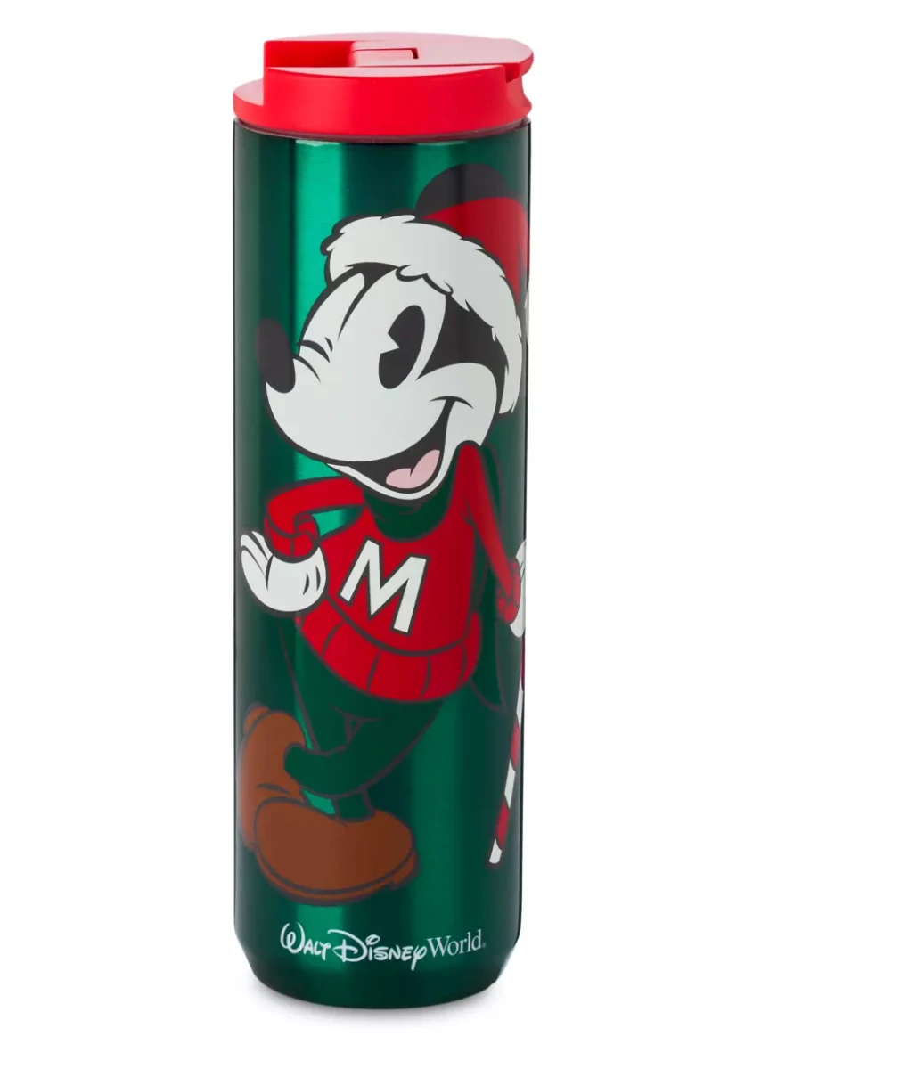 Disney WDW Mickey Santa Stainless Steel Christmas Travel Tumbler New 3 Disney WDW Mickey Santa Stainless Steel Christmas Travel Tumbler New