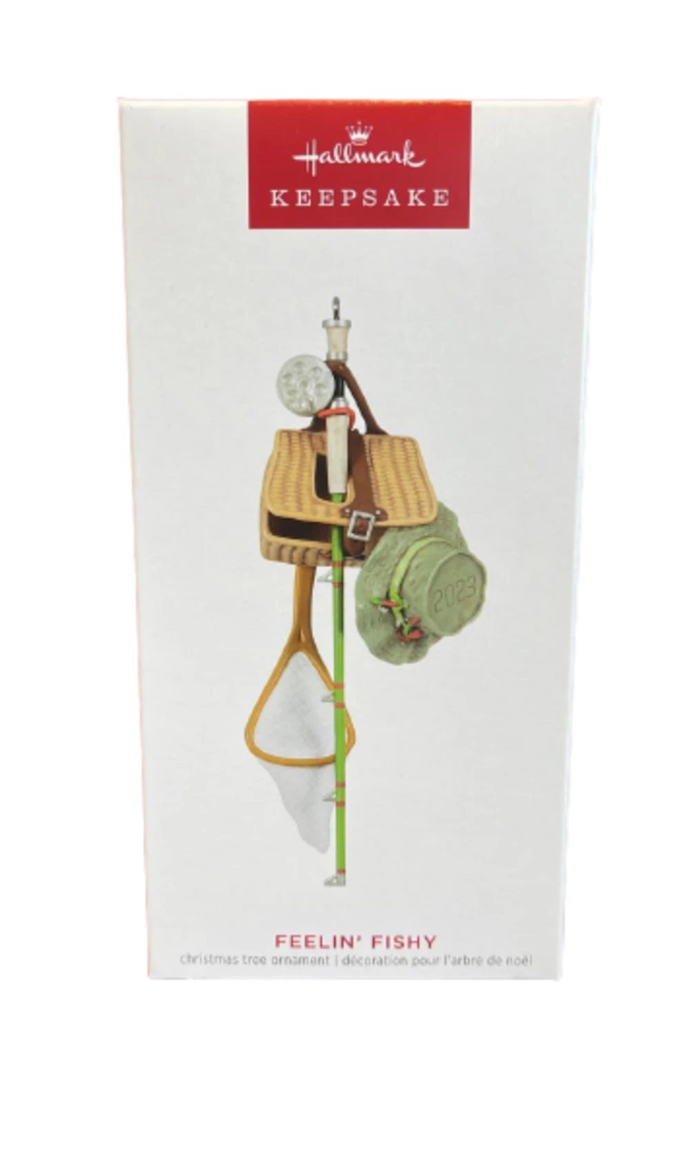 Hallmark 2023 Keepsake Feelin' Fishy Christmas Ornament New With Box 4 Hallmark 2023 Keepsake Feelin' Fishy Christmas Ornament New With Box - Image 2