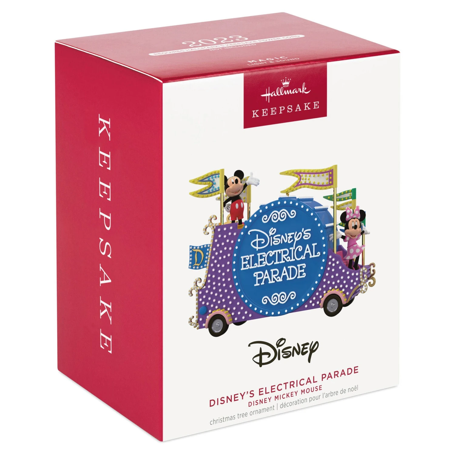 Hallmark 2023 Keepsake Disney's Electrical Parade Christmas Ornament New W Box 3 Hallmark 2023 Keepsake Disney's Electrical Parade Christmas Ornament New W Box