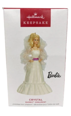 Hallmark 2023 Keepsake Crystal Barbie Christmas Ornament New With Box