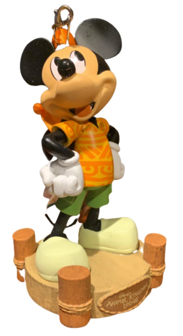 Disney Parks Animal Kingdom Lodge Mickey Mouse Christmas Ornament New With Tag 4 Disney Parks Animal Kingdom Lodge Mickey Mouse Christmas Ornament New With Tag - Image 2