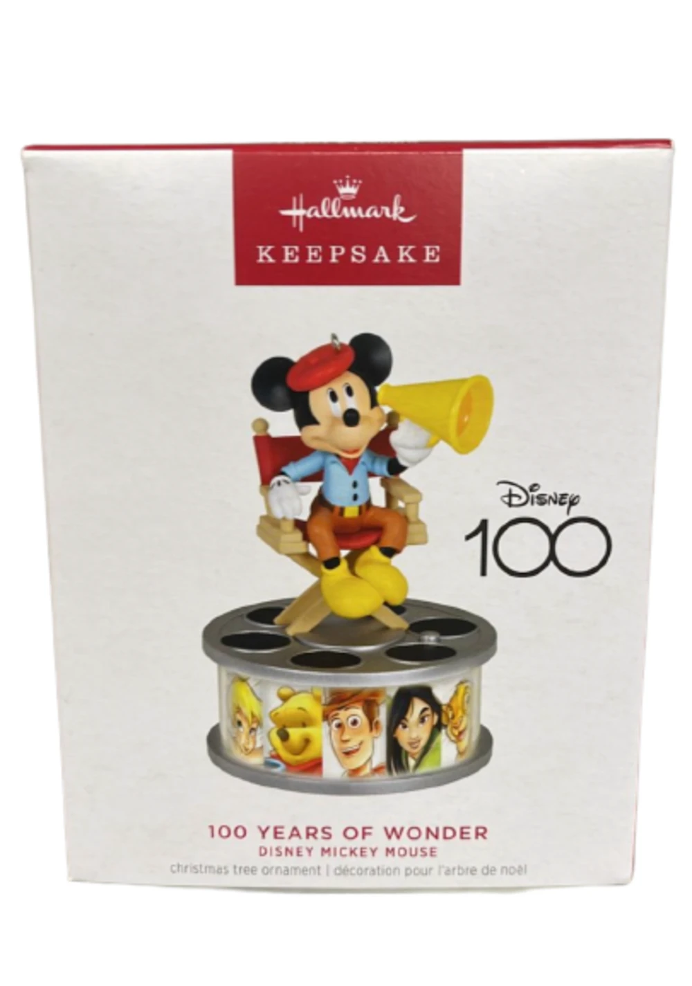 Hallmark 2023 Keepsake Disney 100 Years Of Wonder Christmas Ornament New W Box 3 Hallmark 2023 Keepsake Disney 100 Years Of Wonder Christmas Ornament New W Box