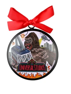 Universal Studios Retro Kongfrontation Ceramic Christmas Ornament New With Tag -Hallmark || Disney Shop f594050a c959 5135 ba86 792211422826